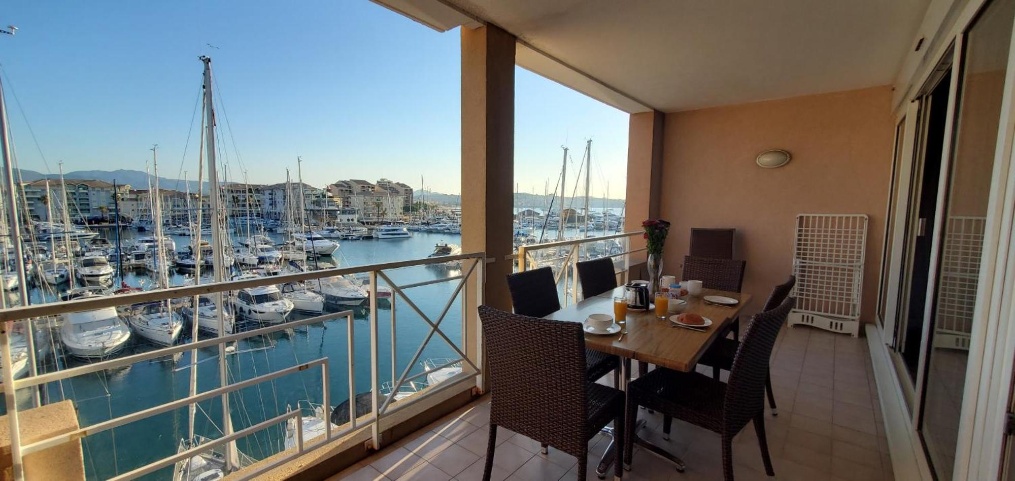 Residence Cap Hermes, Incroyable Vue Sur Le Port, Fréjus Exteriör bild
